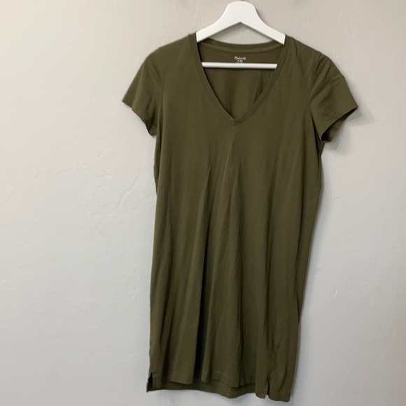 Madewell Olive Green Dress - Picture 1 of 11